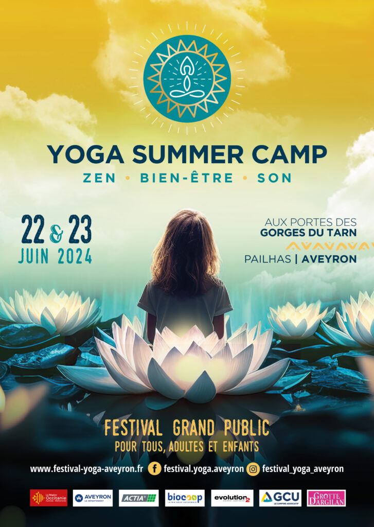 YOGA SUMMER CAMP
https://www.festival-yoga-aveyron.fr/yogasummercamp